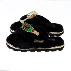 Ultralight Chic Slippers With Bubbles Darling Brooches