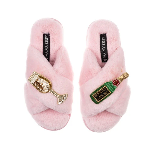 Classic Laines Slippers With Bubbles Darling Brooches - Image 6